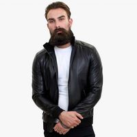 Leather Bomber Jackets - 83127 discounts