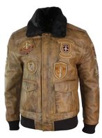 Aviator Leather Jacket - 12577 news