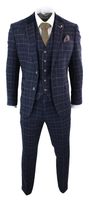 Mens 3 Piece Check Suit - 30313 achievements