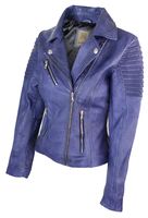 Womens Leather Biker Jacket - 70563 options