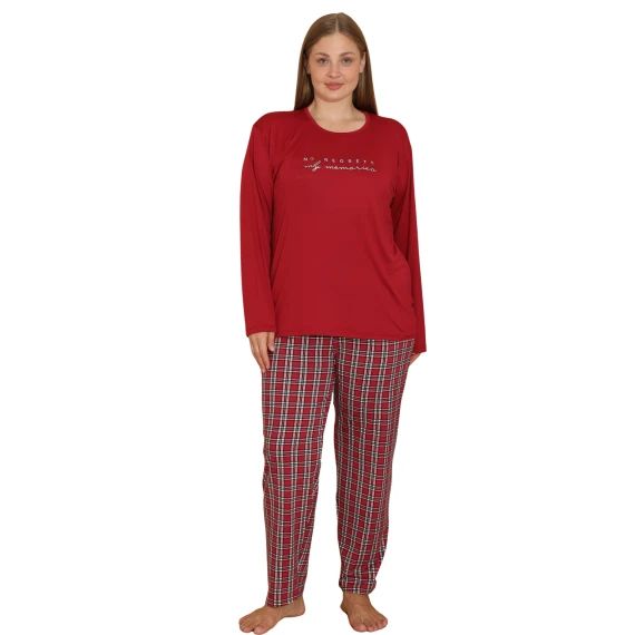 дамски пижами с дълъг ръкав - 96516 разновидности